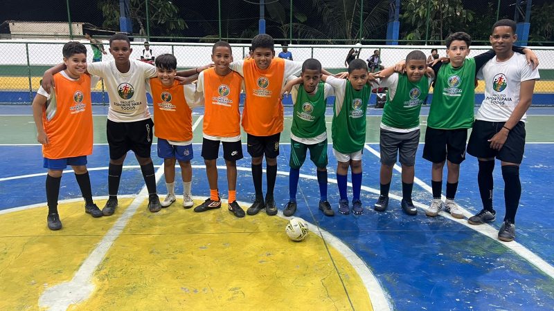Escolinha de Futebol fortalece inclusão social e formação cidadã no Projeto Esportes para Todos